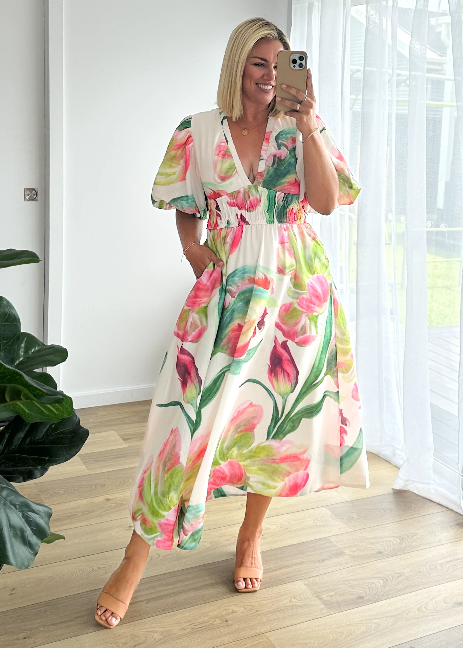 Abbey Maxi Dress - Pink Orchid - Image 6