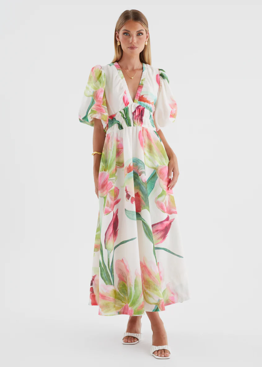 Abbey Maxi Dress - Pink Orchid - Image 7