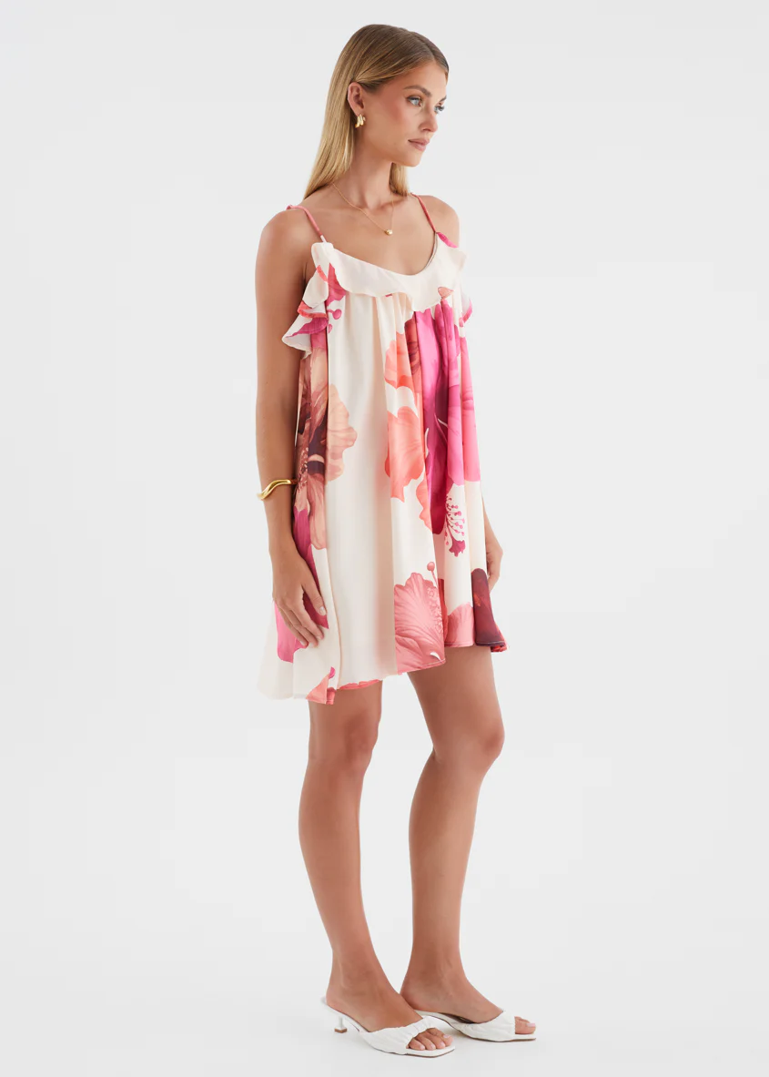 Abianne Dress - Fuchsia Floral - Image 8
