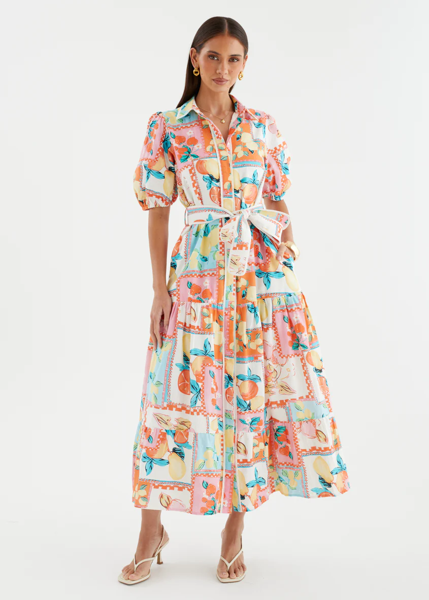 Acer Maxi Dress - Tropical Tile - Image 2