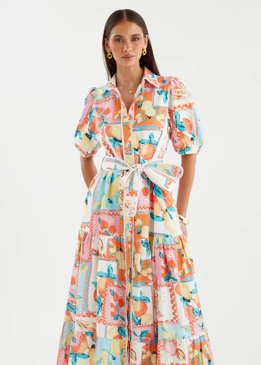 Acer Maxi Dress - Tropical Tile - Image 3
