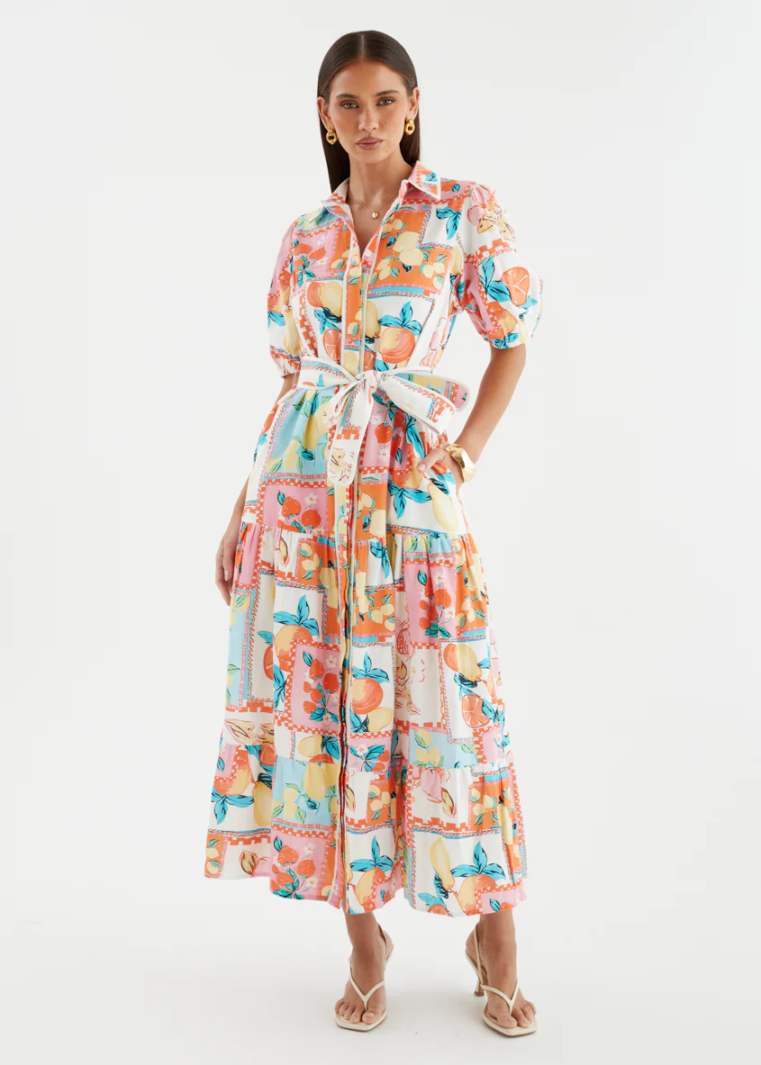 Acer Maxi Dress - Tropical Tile - Image 4