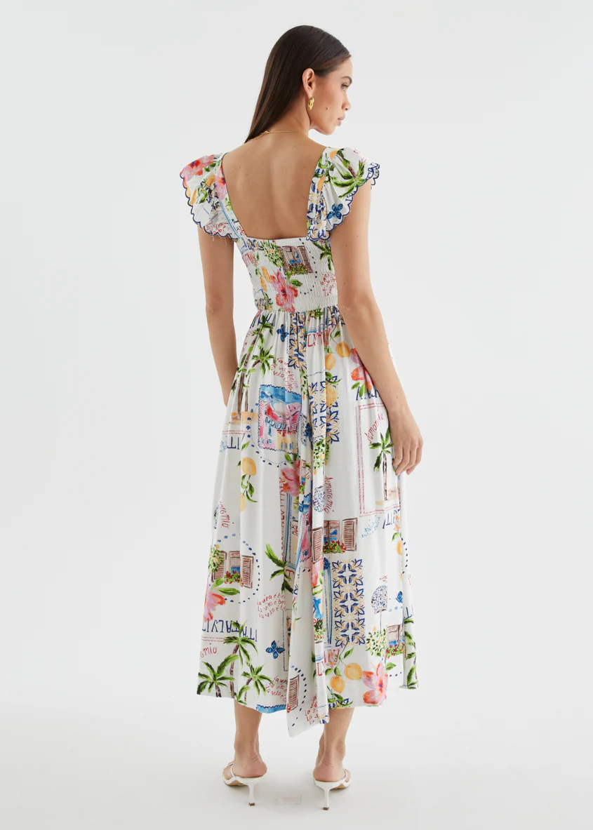 Adrianna Maxi Dress - Italia Tile - Image 7