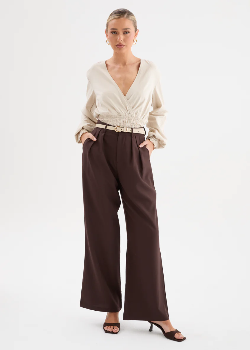 Alentina Top - Beige - Image 2