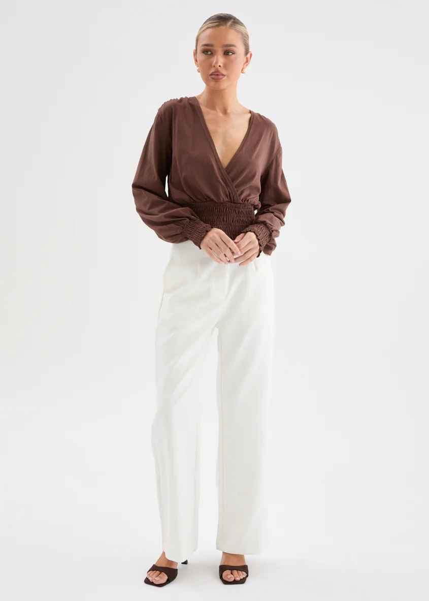Alentina Top - Chocolate - Image 3