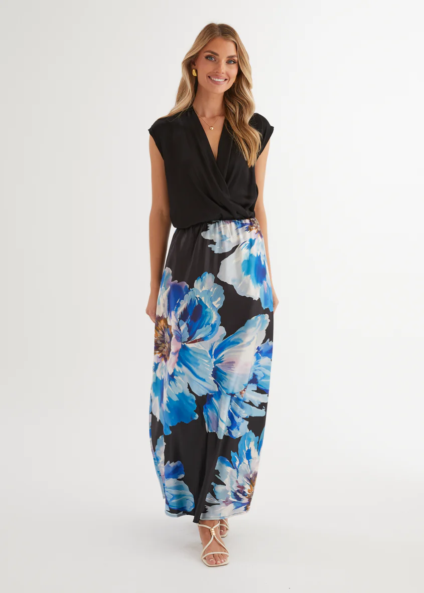 Allie Maxi Skirt - Midnight Bloom - Image 10
