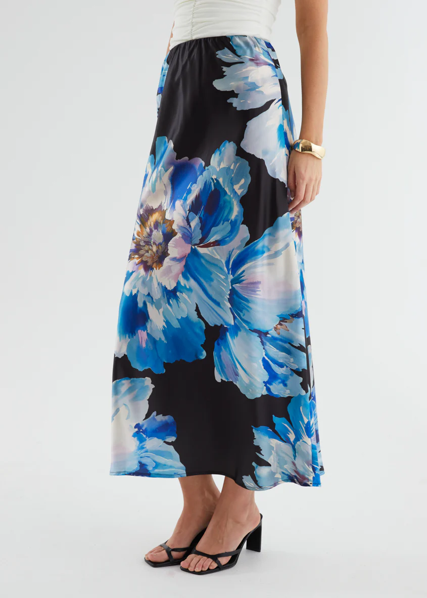 Allie Maxi Skirt - Midnight Bloom - Image 7