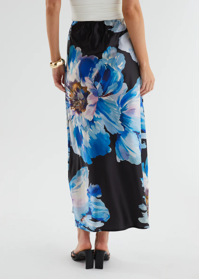 Allie Maxi Skirt - Midnight Bloom - Image 8