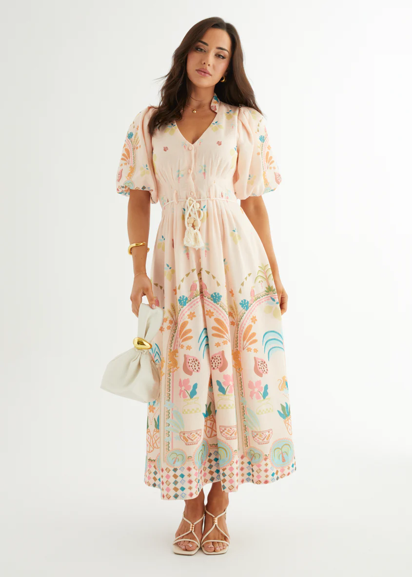 Alma Midi Dress - Acacia - Image 3