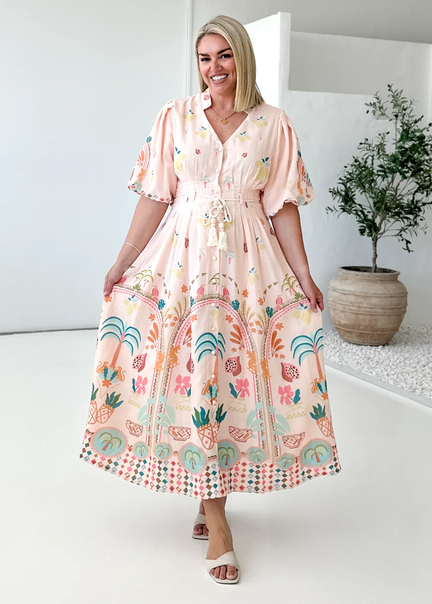 Alma Midi Dress - Acacia - Image 4
