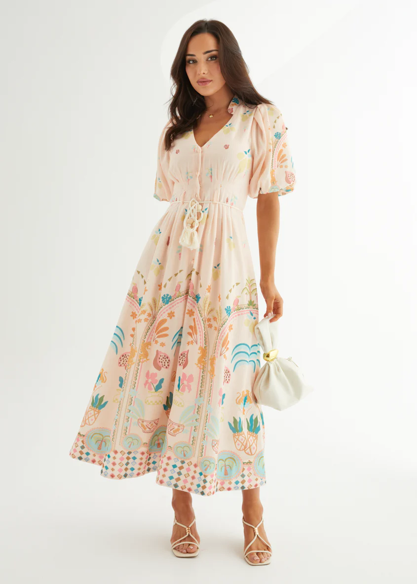 Alma Midi Dress - Acacia - Image 5