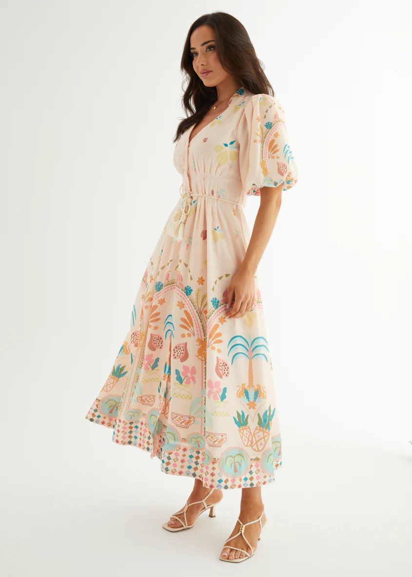 Alma Midi Dress - Acacia - Image 7