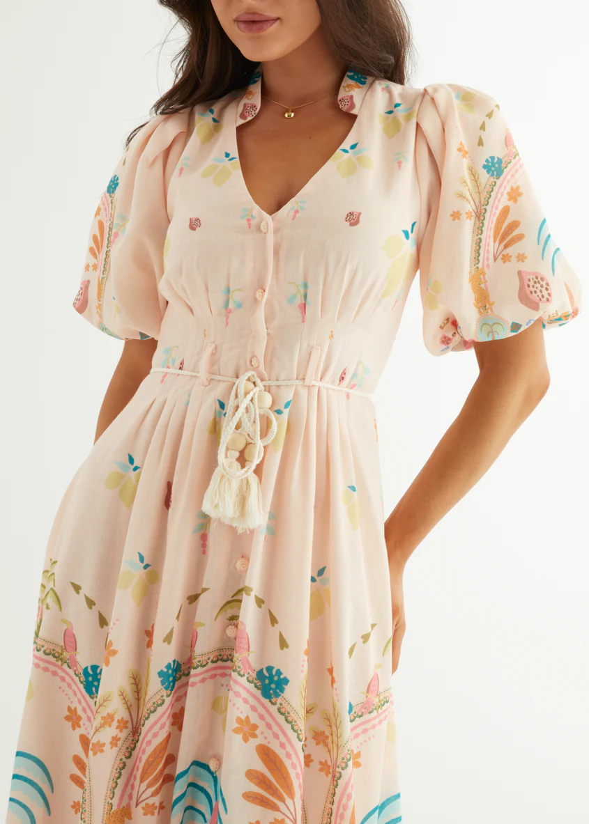 Alma Midi Dress - Acacia - Image 9