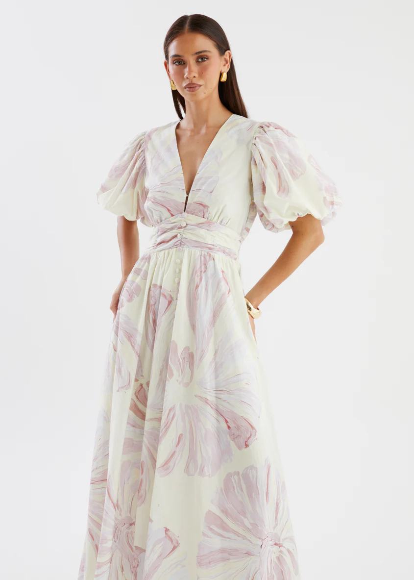 Alora Maxi Dress - Seashell - Image 2