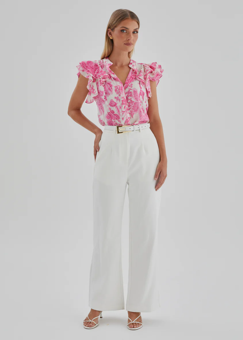 Alyssia Blouse - Pink Bloom - Image 3