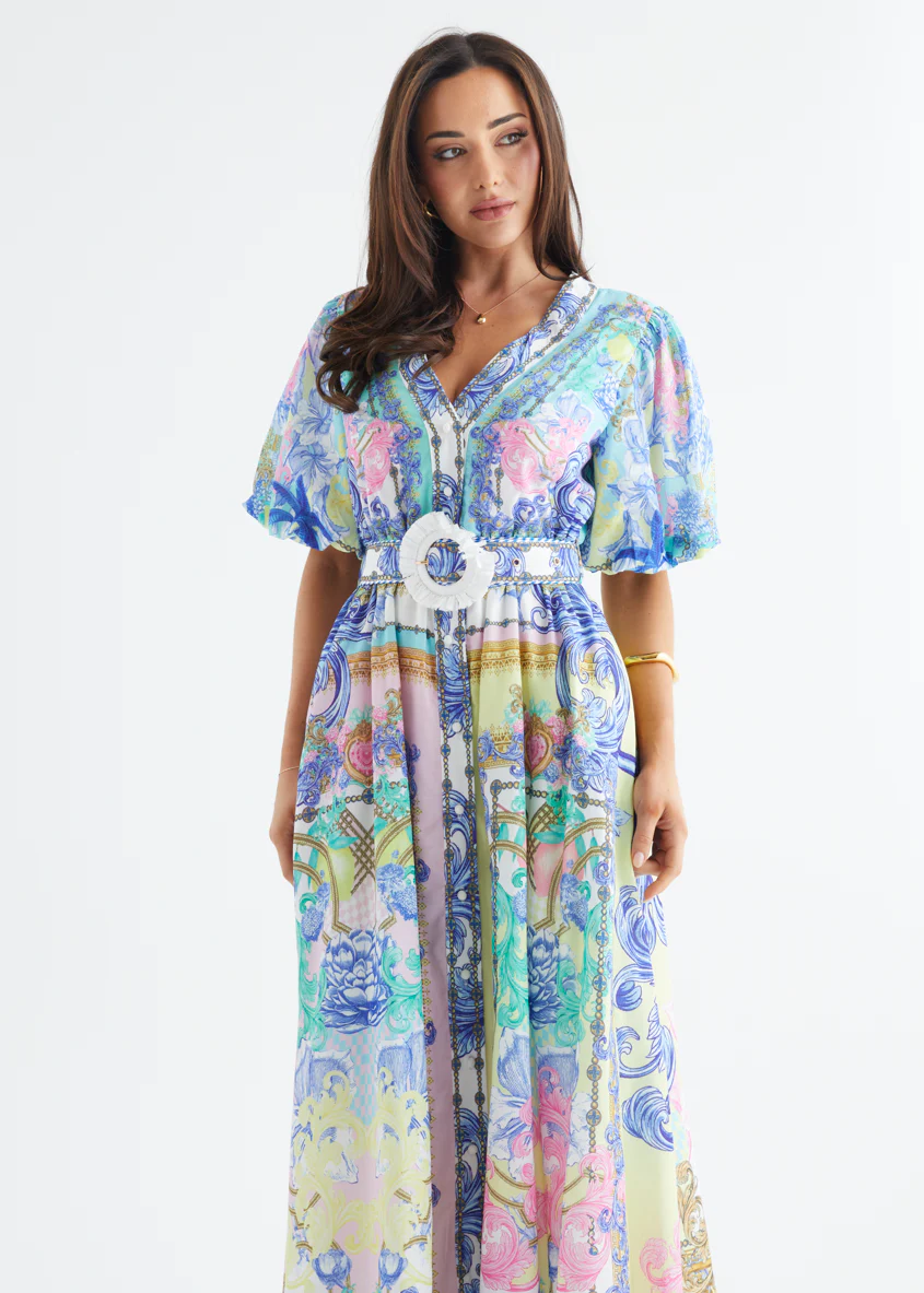 Ambre Maxi Dress - Chateau Spritz - Image 3
