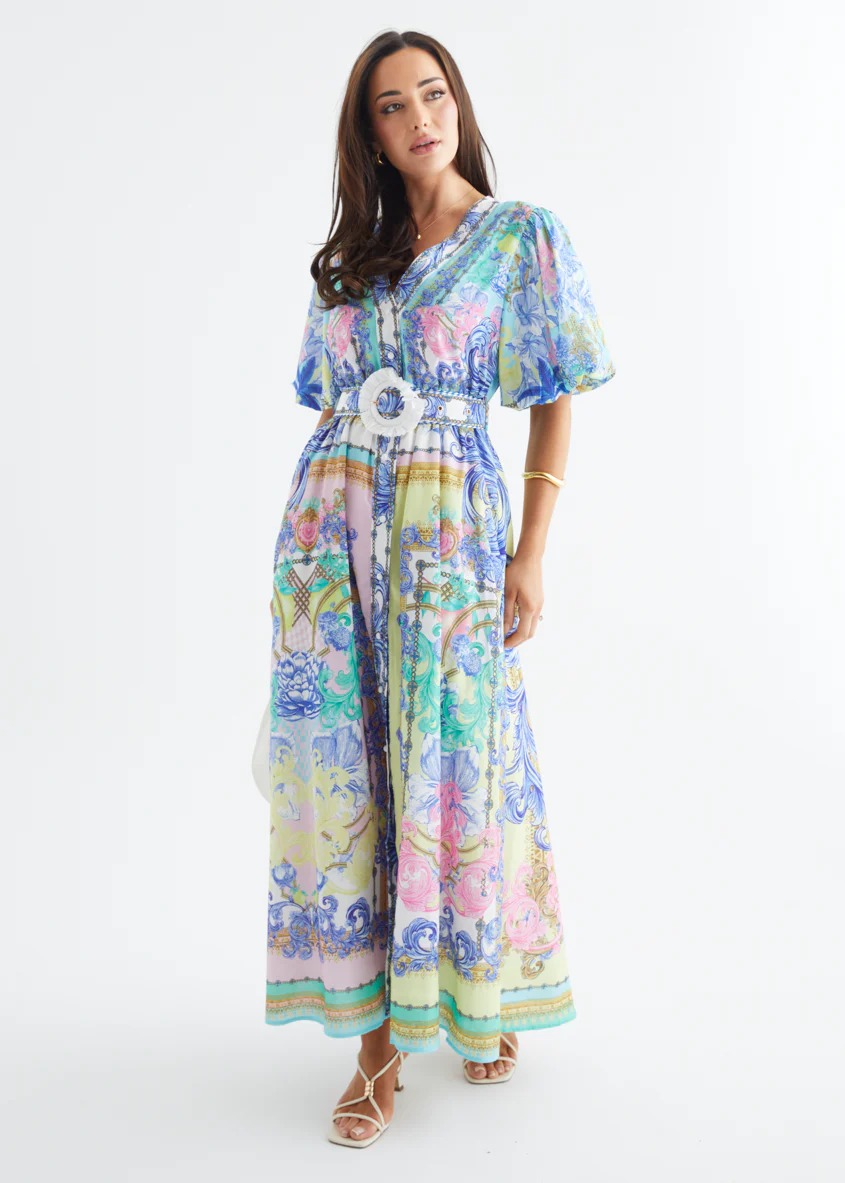 Ambre Maxi Dress - Chateau Spritz - Image 4