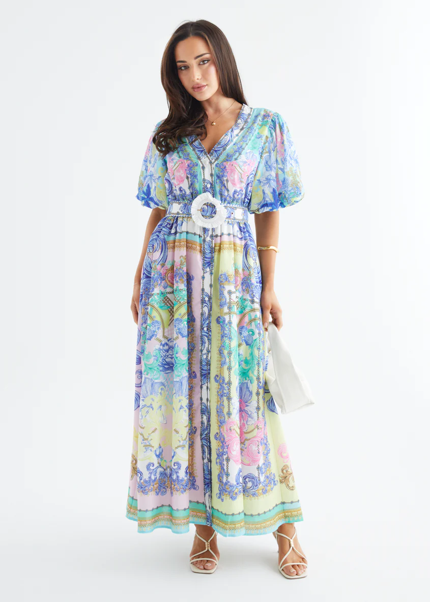 Ambre Maxi Dress - Chateau Spritz - Image 5