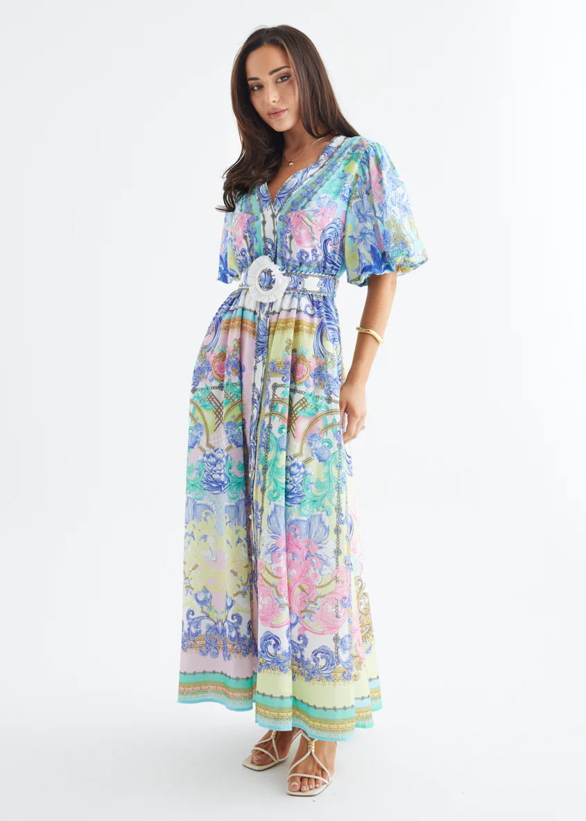 Ambre Maxi Dress - Chateau Spritz - Image 7