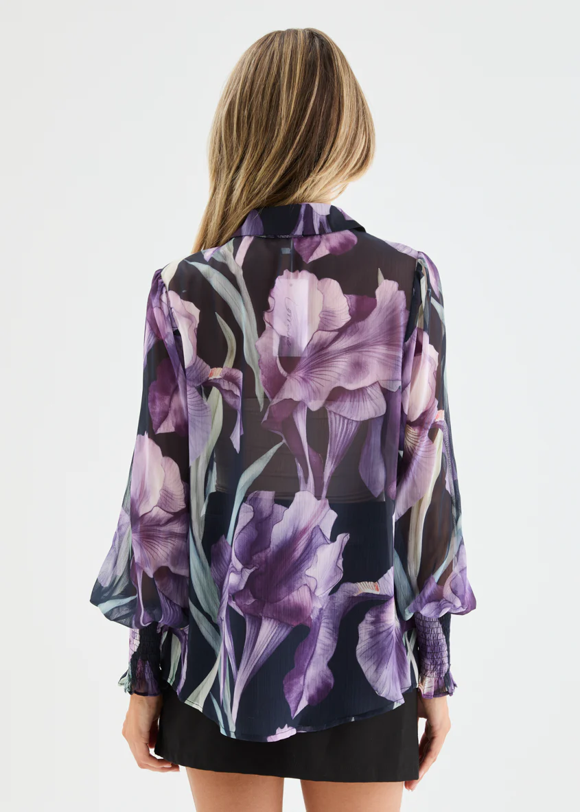 Ameley Blouse - Amethyst Petal - Image 8