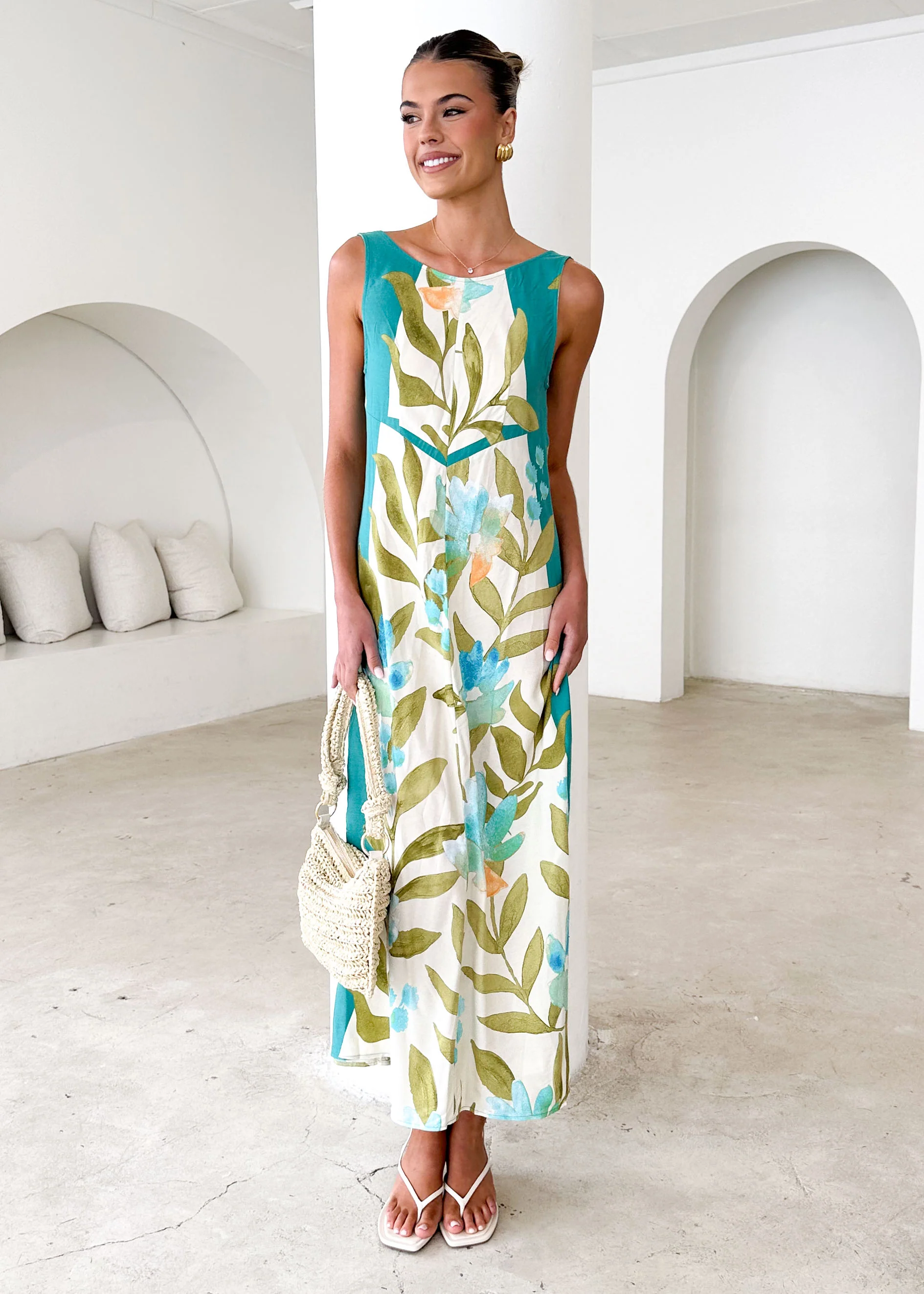 Amira Maxi Dress - Himalayan Poppy - Image 2