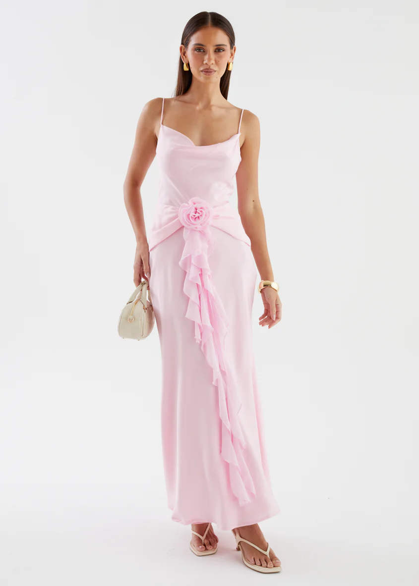 Analeia Maxi Dress - Light Pink - Image 4