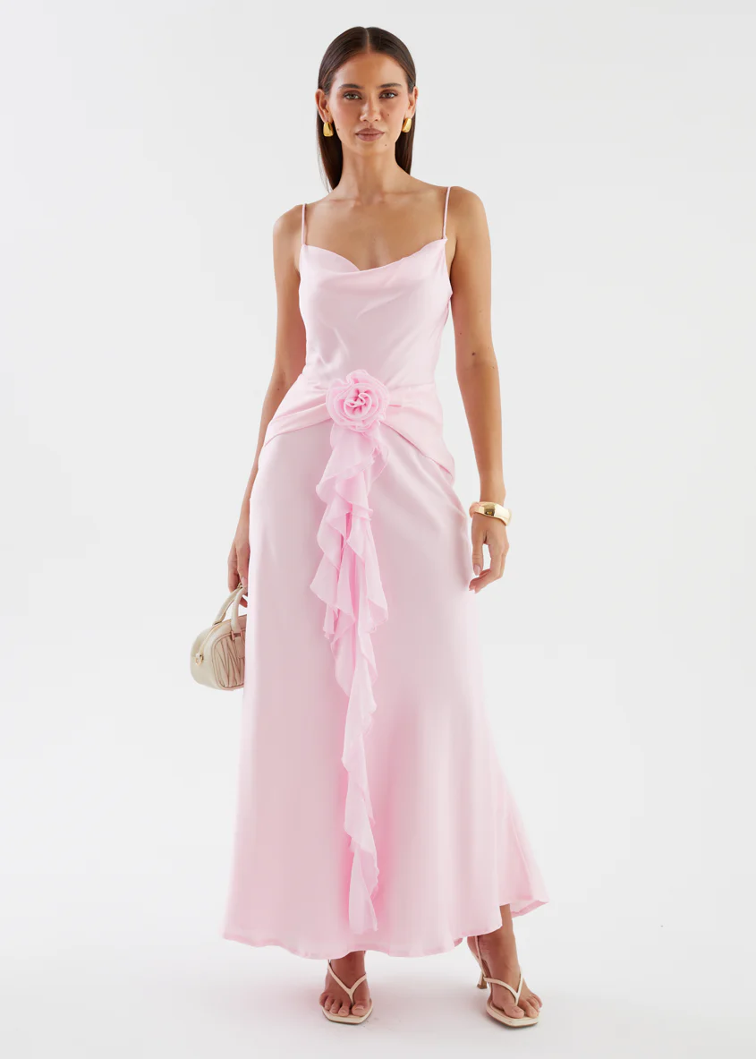 Analeia Maxi Dress - Light Pink - Image 7