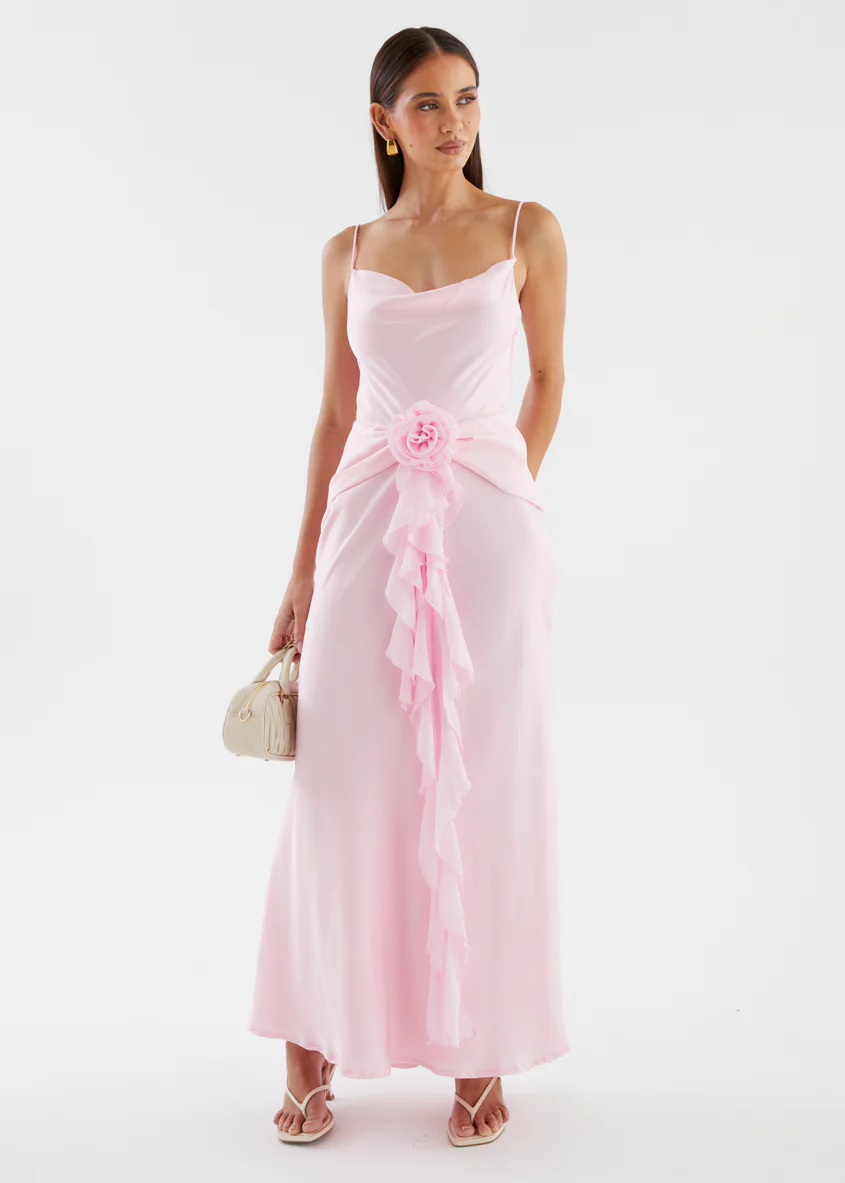 Analeia Maxi Dress - Light Pink - Image 8