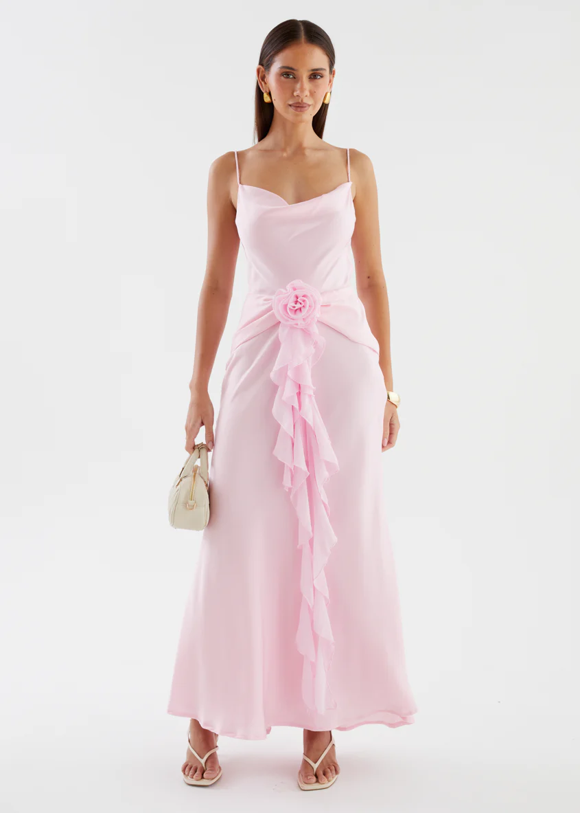 Analeia Maxi Dress - Light Pink - Image 9