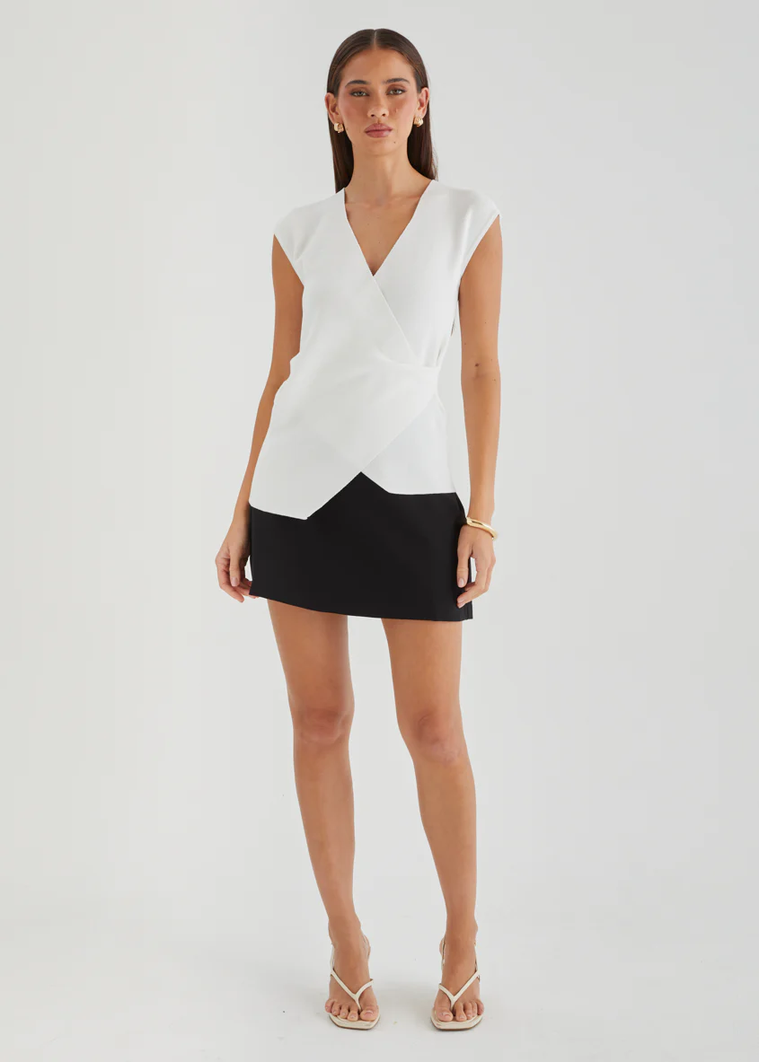 Anayah Knit Top - White - Image 2