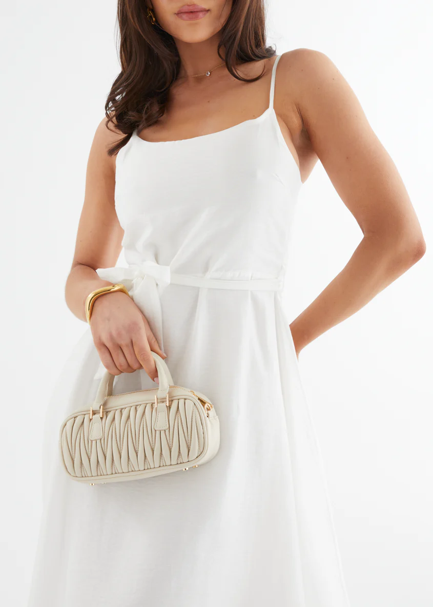 Andrea Midi Dress - Off White - Image 7