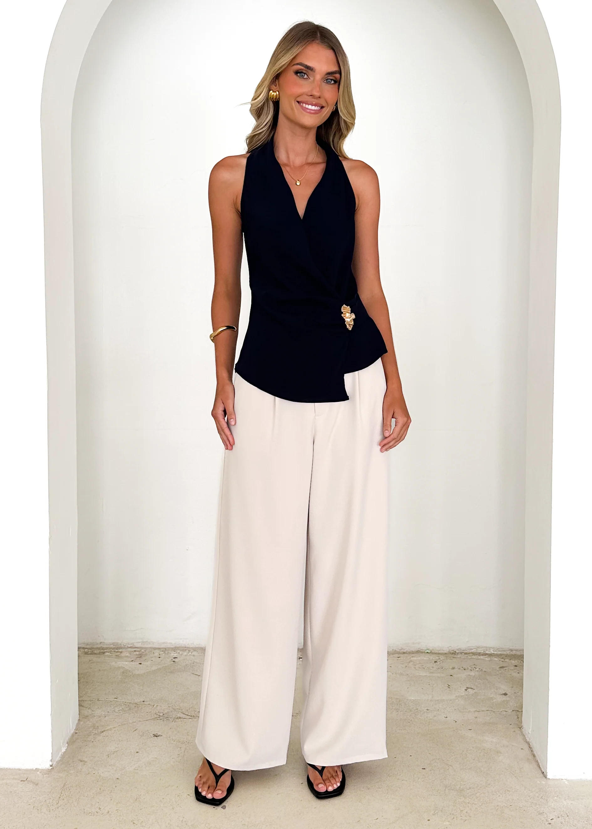 Angela Top - Navy - Image 3