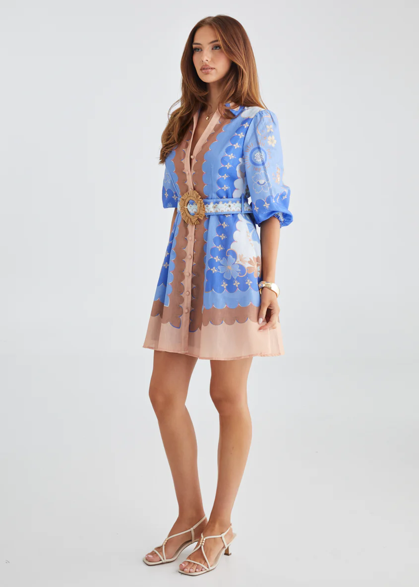 Angelica Dress - Blue Moon - Image 12