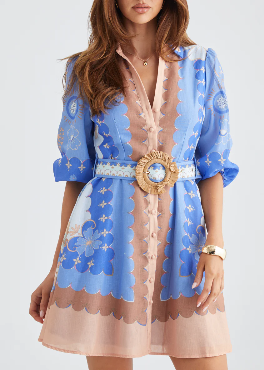Angelica Dress - Blue Moon - Image 14