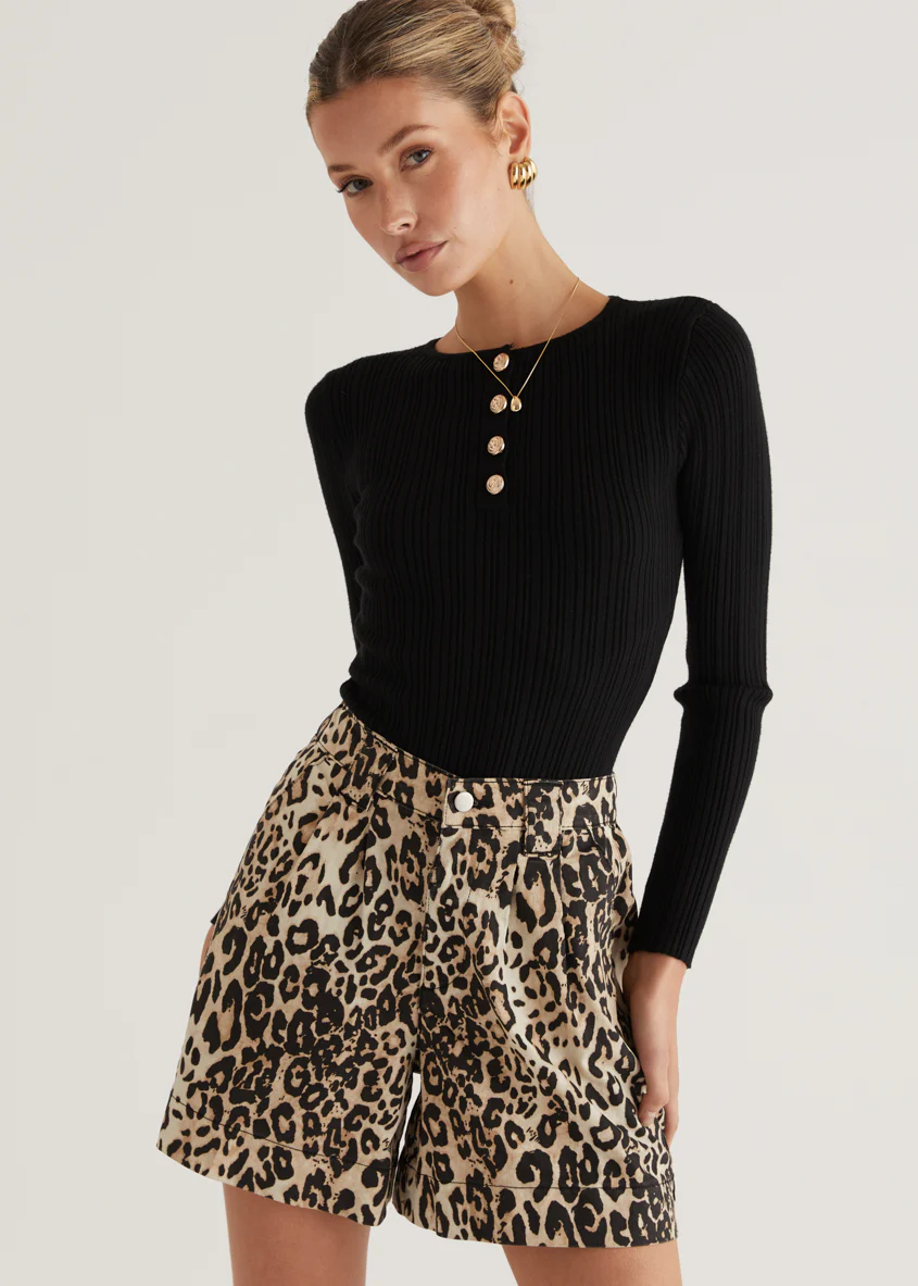Annabelle Shorts - Leopard - Image 16