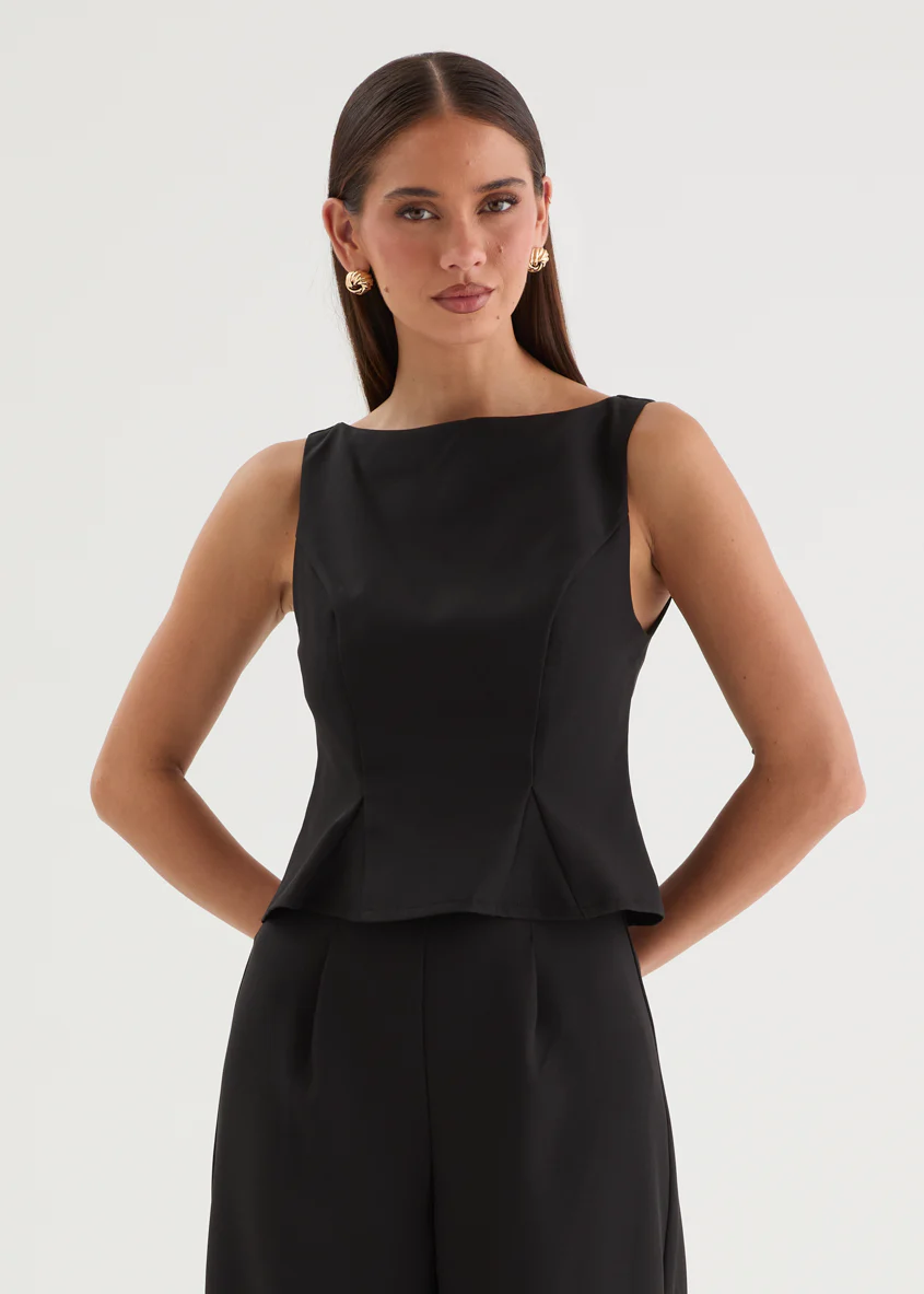 Annaleise Pantsuit - Black - Image 3