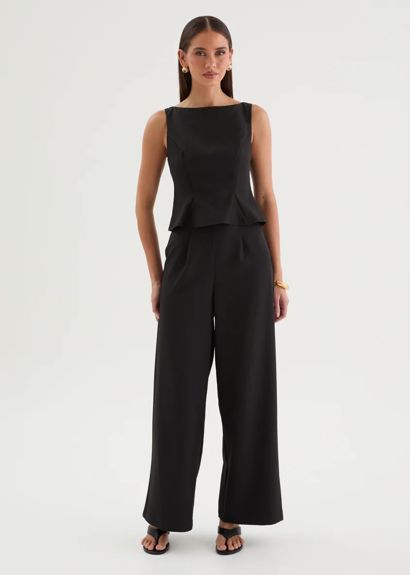 Annaleise Pantsuit - Black - Image 4