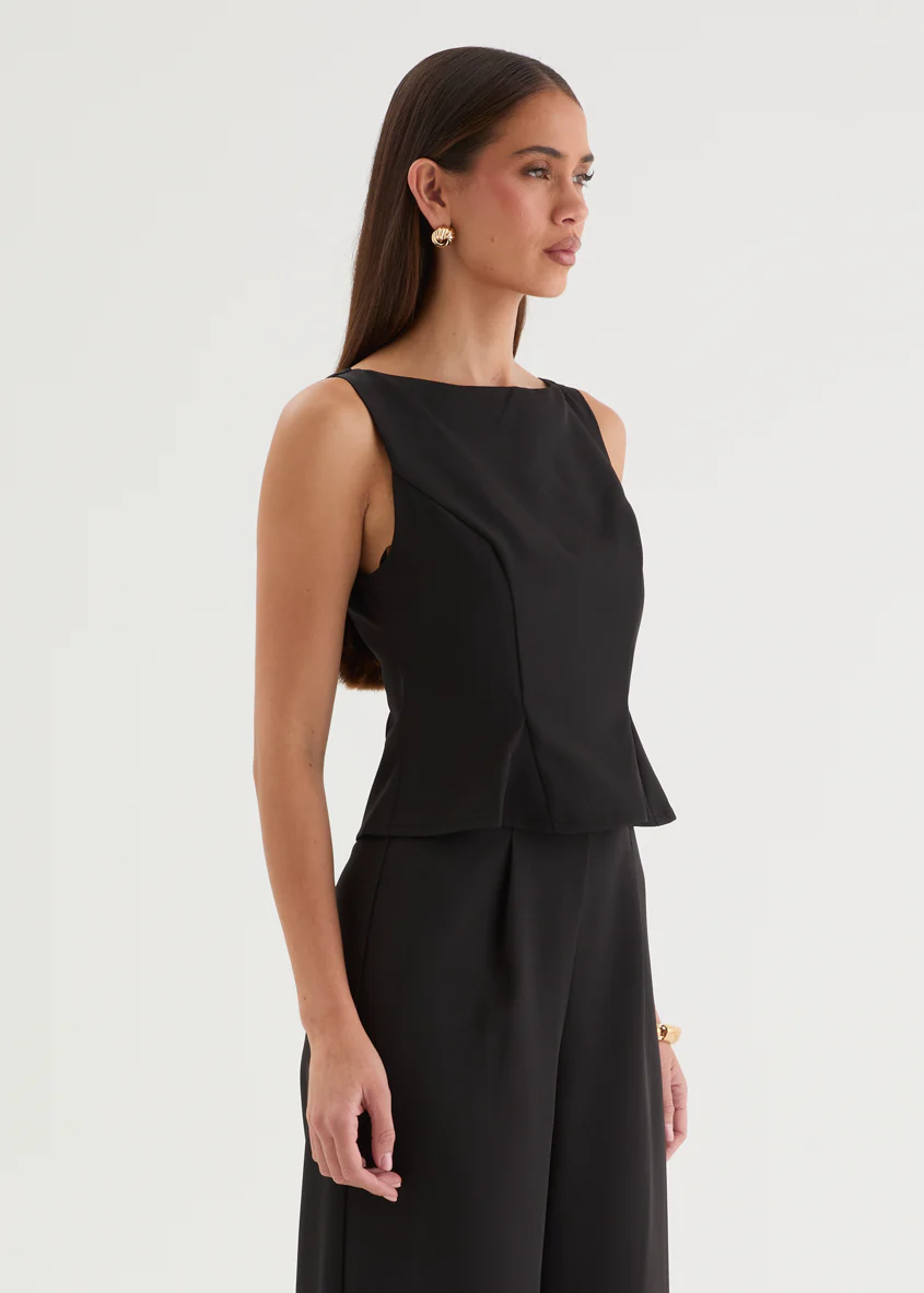 Annaleise Pantsuit - Black - Image 5