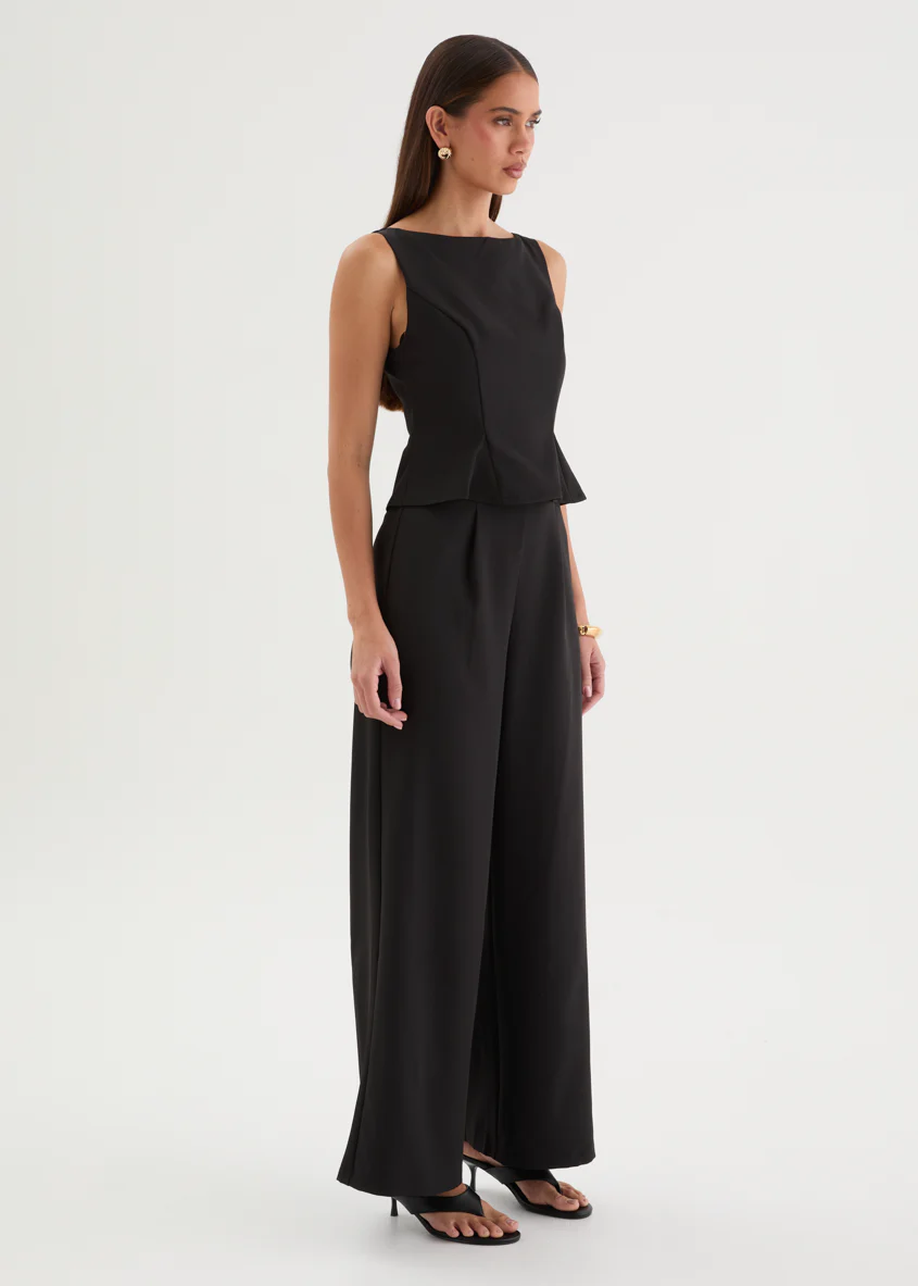 Annaleise Pantsuit - Black - Image 6