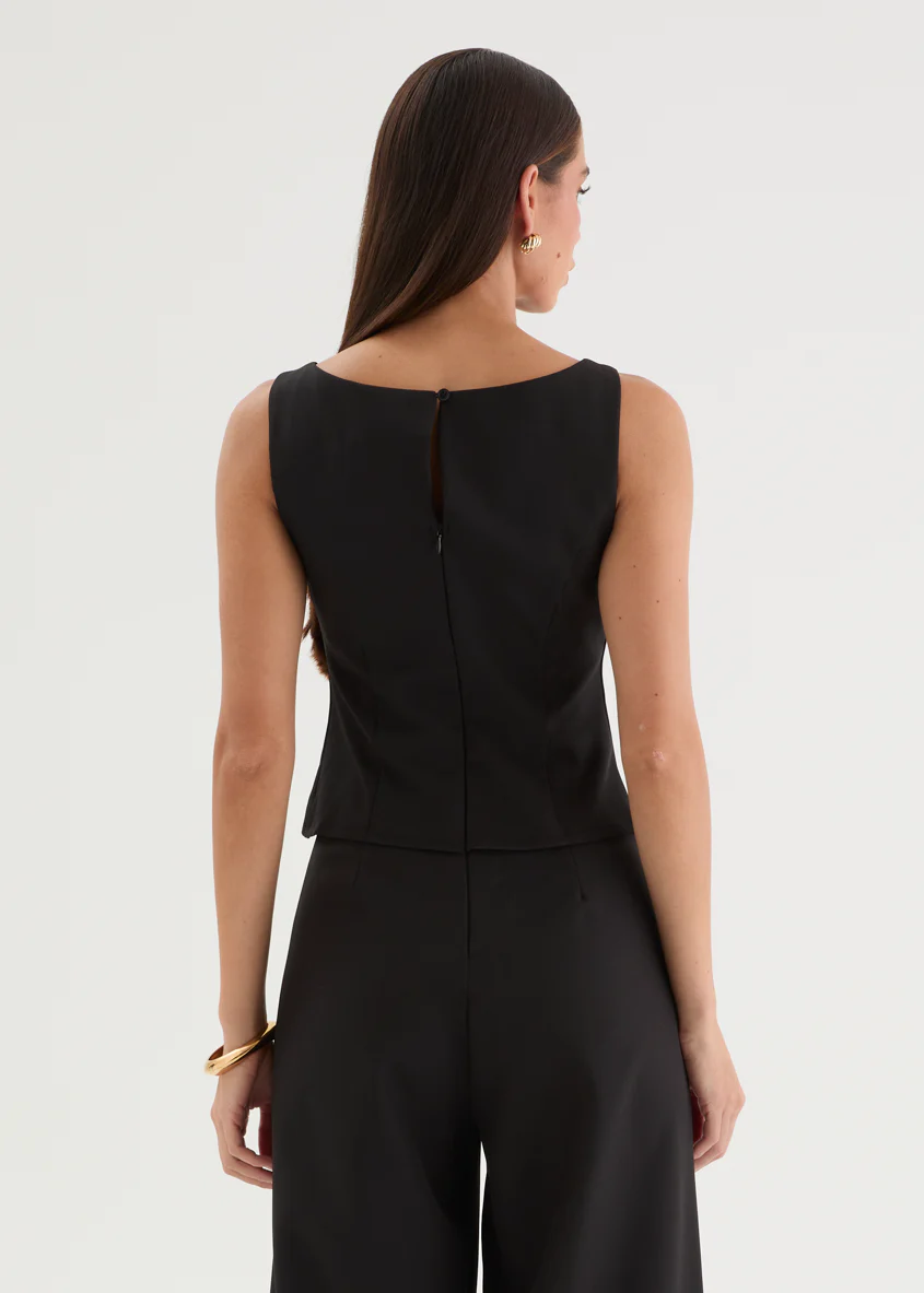 Annaleise Pantsuit - Black - Image 7