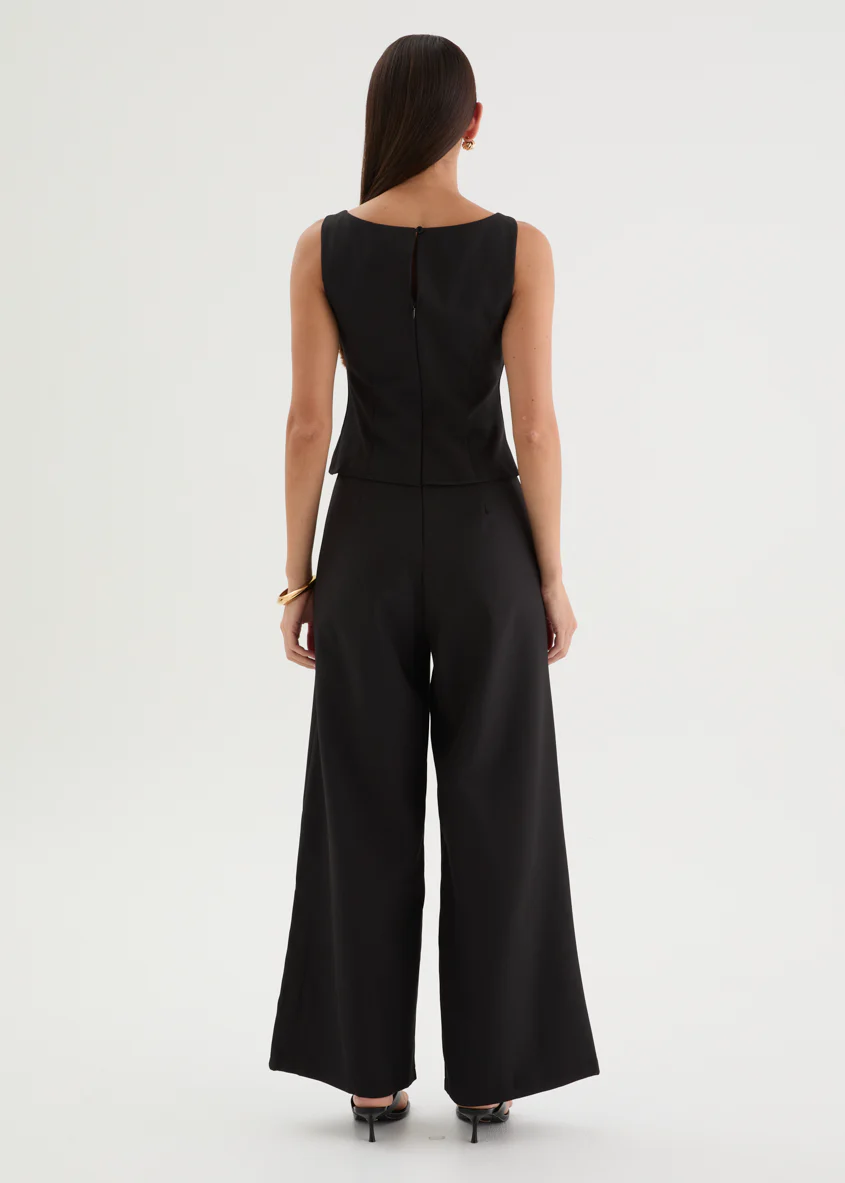 Annaleise Pantsuit - Black - Image 8
