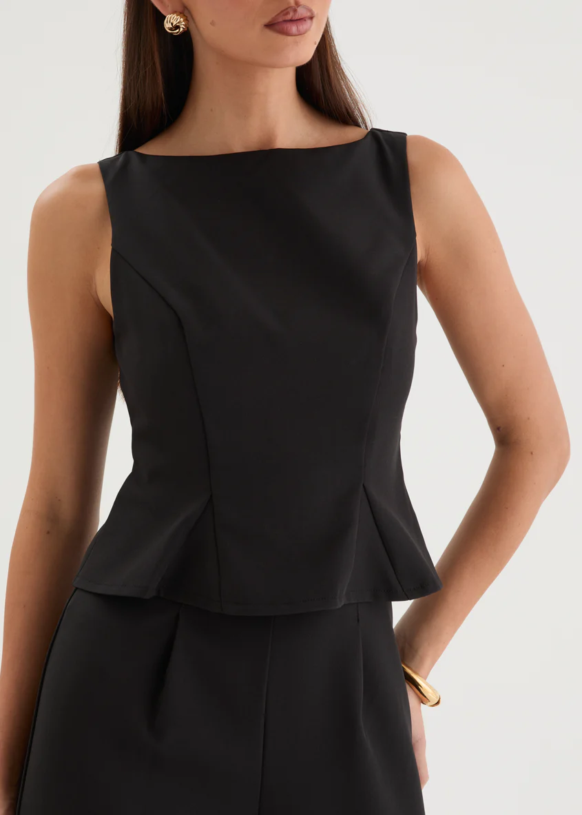 Annaleise Pantsuit - Black - Image 9