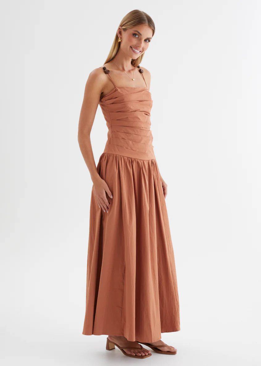 Annetta Maxi Dress - Terracotta - Image 11