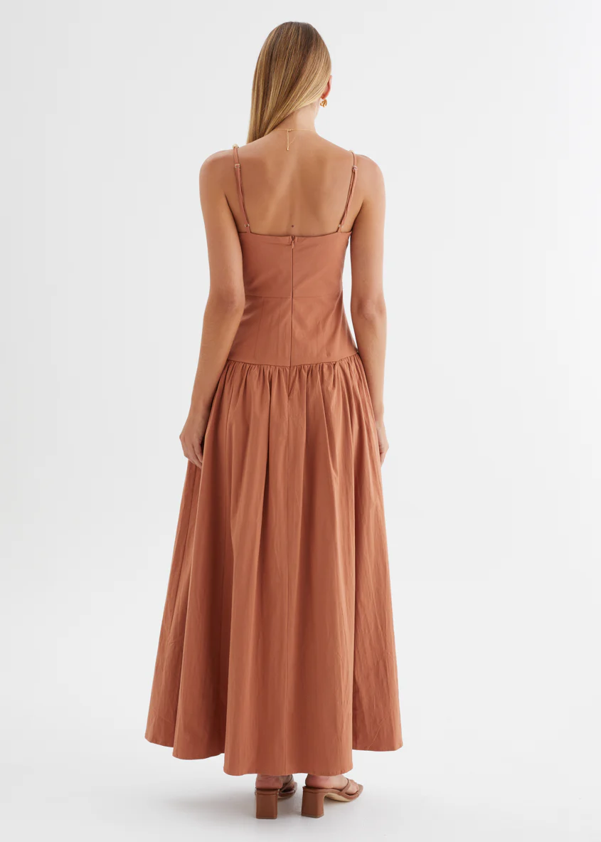 Annetta Maxi Dress - Terracotta - Image 12