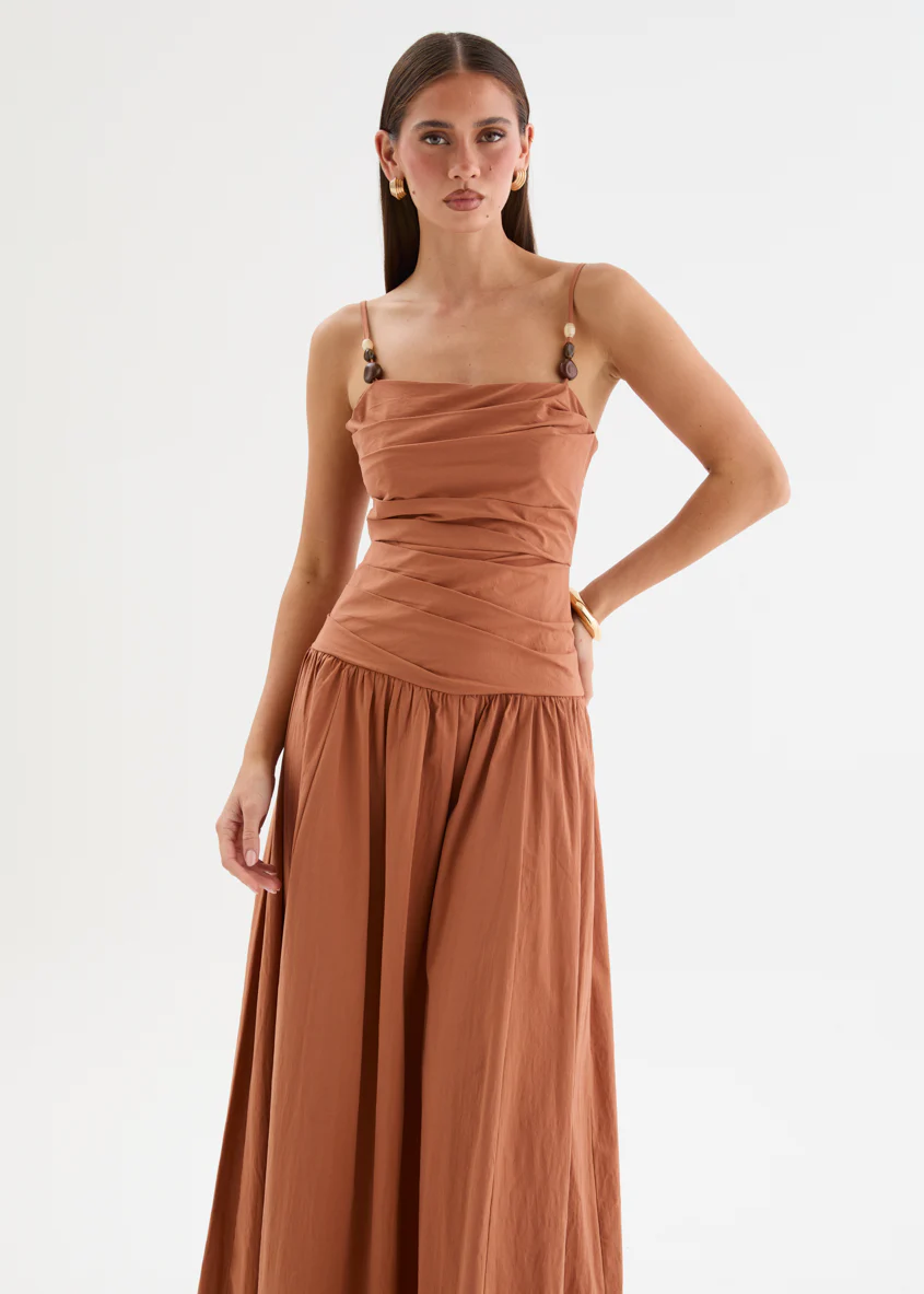 Annetta Maxi Dress - Terracotta - Image 2