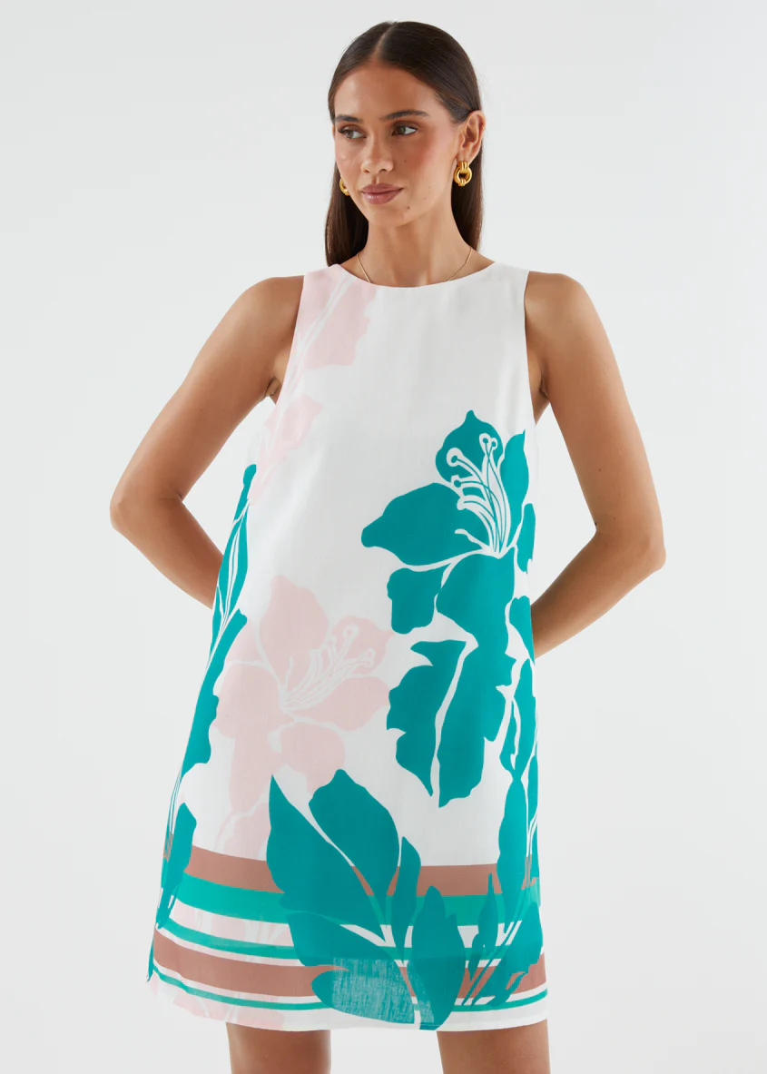 Arianne Dress - Jade Floral - Image 2