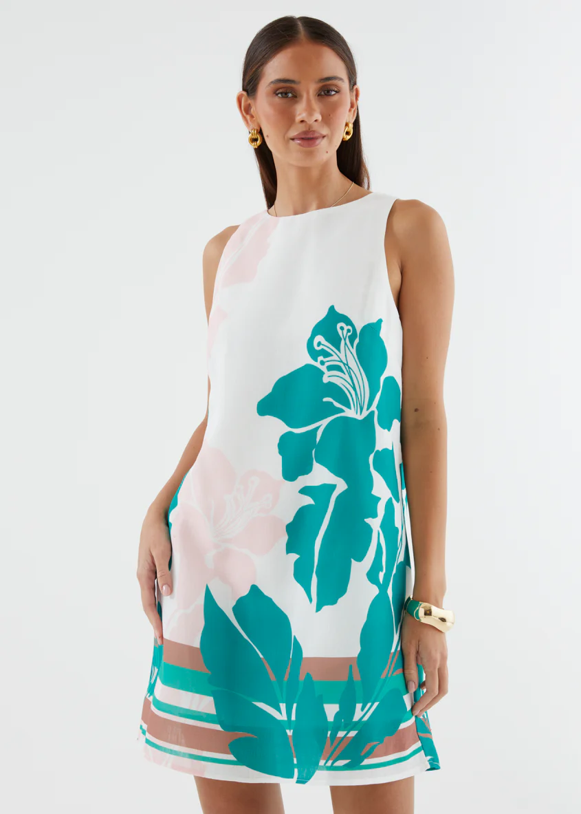 Arianne Dress - Jade Floral - Image 4