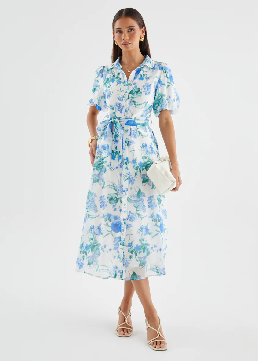 Arlene Maxi Dress - Blue Garden - Image 3