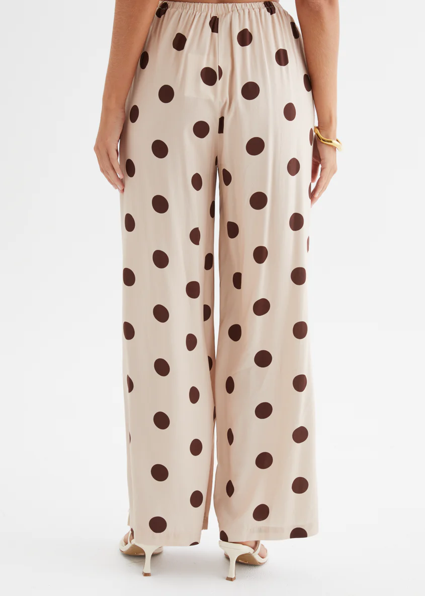 Artie Pants - Beige Polka Dot - Image 10