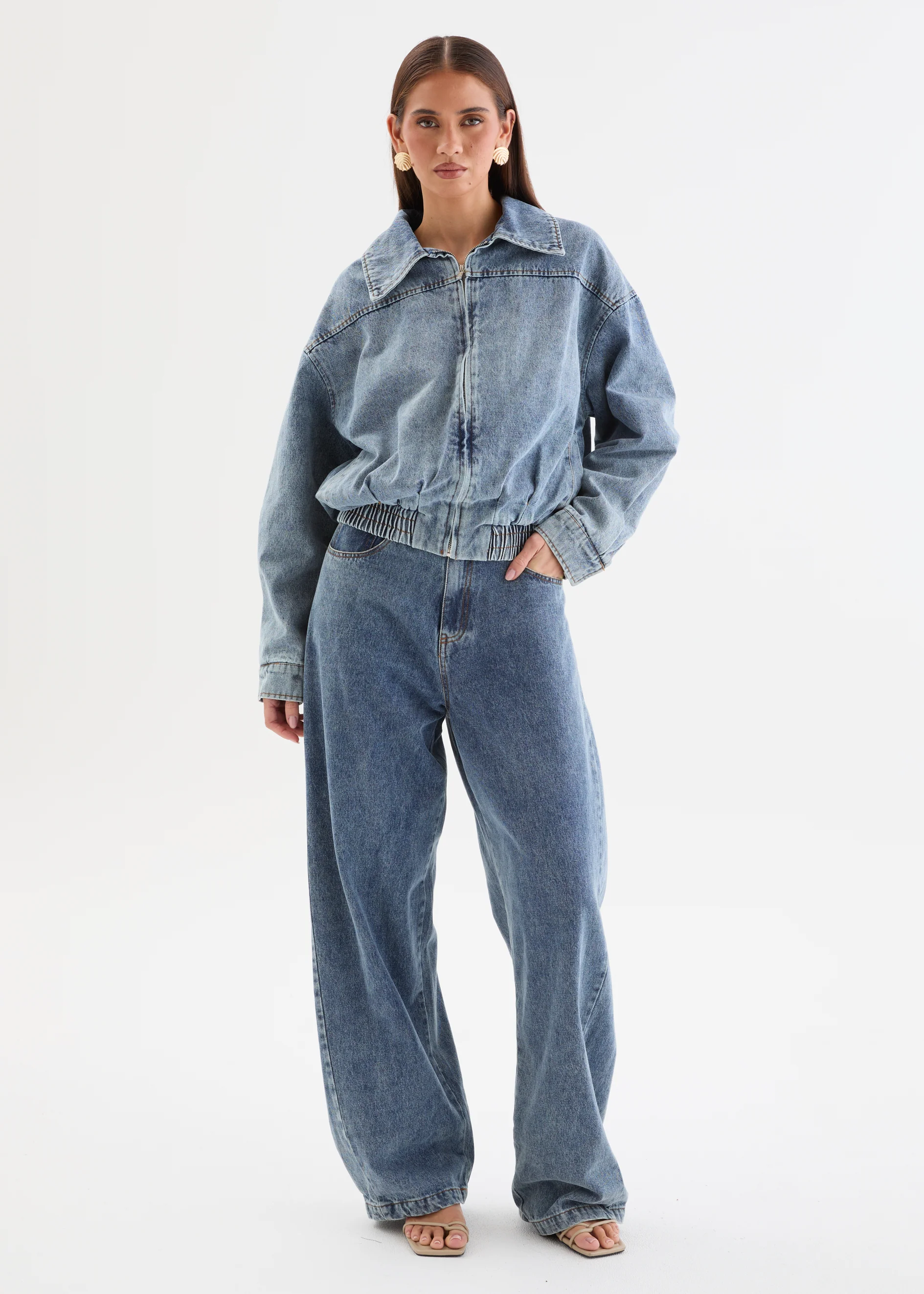 Astoria Jacket - Blue Wash - Image 2